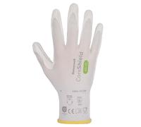 Honeywell Coreshield 3.0 Cut Protective Unisex Gloves CS24-7518W, Food Certified, Silicone Free, Washable, Cut A4/D, Size 9L, Gauge 18, CS24-7518W-9 (Bellyband with 10 Pairs)