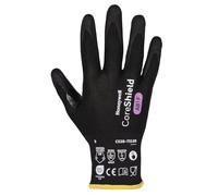 Honeywell Coreshield 3.0 Cut Protective Unisex Gloves CS28-718B, Silicone Free, Washable, Food Certified, Touchscreen, Gauge 18, Cut A8-F, Size 10XL, CS28-7518B-10 (Bellyband with 10 Pairs)