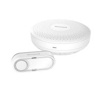 Honeywell Home DCR311S Series 3 Round, Portable, Wireless Doorbell Chime with Push Button (White)