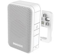 Honeywell DW311S Chime Wired Bell 6V 80dBa White/Grey Optically Su...