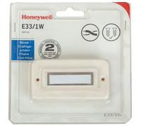 Honeywell E33-1W Wired 1-Gang Illuminated Doorbell Push Button White