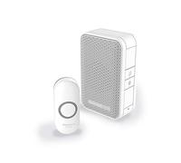 Wireless Portable Doorbell with Push Button White