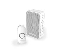Honeywell Home DC313N Series 3 Portable, Wireless LED Doorbell Chime with Push Button (White)