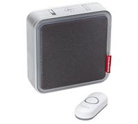 Honeywell Home DC917NG Series 9 Portable, Wireless LED Doorbell with Push Button & Customisable MP3 Melody (Grey)