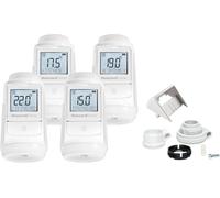 Honeywell Home Evohome Radiator Thermostat 4 Pieces with Adapters - Room for Room, Controlled Comfort, Simple