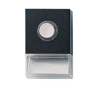 Honeywell Home Friedland D723 Pushlight Illuminated Bell Push with Nameholder - Black