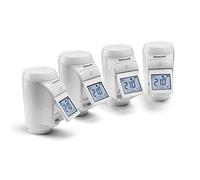 Honeywell Home HR924UK evohome Wireless Radiator TRV Heads Multi-Zone Kit for UK, White