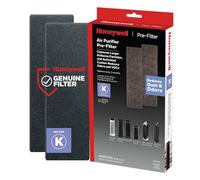 Honeywell Household Odor & Gas Reducing Pre-filter, 2 Pack, Black