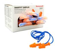 Honeywell Howard Leight Earplugs SmartFit 1011239, Corded Reusable Orange, Box of 50