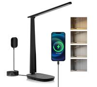 Honeywell HWT-H2 LED Desk Lamp, Eye-Caring Full Spectrum, USB Charging