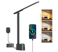 Honeywell LED Desk Lamp, Sunturalux™ Black Desk Lamps for Home Office USB