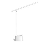 Honeywell LED Desk Lamp with USB Charging Ports, Sunturalux HWT-H01 Stepless Dimmable Eye Caring Desk Light for Home Office, Foldable Small College