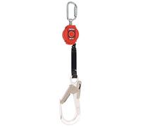 Honeywell Miller Turbolite Fall Arrest Block with Twist Lock and Scaff Hook, Webbing 2M, Suitable for Building & Construction, Lightweight, 1018013 (1 Piece)