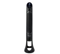 Honeywell QuietSet Oscillating Electric Tower Stand Fan 40", Powerful and Quiet 5-Speeds with Remote Control, Black - HYF260BV2