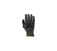 Honeywell Rig Dog Light NBR 2332275N Knitted Cut Protection Gloves with Nitrile Foam Coating, Cut Level A3, Black, Glass Fibre-Free, Size 10XL, 2332275N-10 (BAG with 12 Pairs)