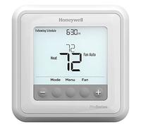 Honeywell TH6210U2001/U T6 Pro Programmable Thermostat, 2 Heat / 1 Cool Heat Pump Or 1 Heat / 1 Cool Conventional