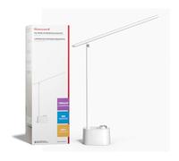 Honeywell Upgraded LED Desk Lamp - H01 Pro Sunturalux™ Foldable Desk Light with USB A+C Charging Port, 3 Color Modes Dimmable Table Lamp for Home Office Reading White
