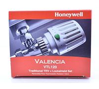 Honeywell Valencia VTL 120 Traditional TRV + Lockshield Set Reversible Flow Thermostatic Radiator Valve