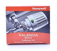Honeywell Home Valencia Angled Thermostatic Radiator Valve 15mm - White VT117-15A