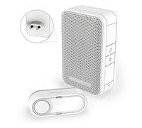 Honeywell Wireless Doorbell With Push Button 150M Range White - DC311SP2