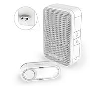 Honeywell Wireless Plug-In Doorbell With Push Button White - DC311NP2