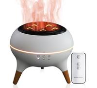 HONEYYEAR 300ml Essential Oil Scent Diffuser, Aroma Diffuser with Remote Control, Mist Humidifier with 7 Colors LED Lights and Timer function for Home, Office, Yoga, Relaxation & Better Sleep