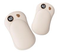 HONEYYEAR Hand Warmers Rechargeable 2 Pack, 10000mAh Electric Hand Warmers, Reusable Portable Pocket Heater, LED Display & 3 Levels, Gifts for Christmas, Outdoor, Golf, Travel, Hunting, Camping