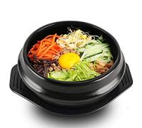 Honfitat Korean Dolsot Large Size Earthenware Bowl in Stone Bibimbap Cooking + Trivet Rice Bowl Set - 16