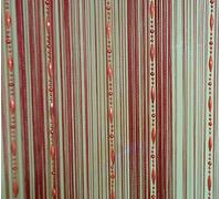 HONG 1x Big Panel 3m Width 3m Drop Beaded String Curtain Shinning Beads Curtain Tassel Screen Panel Home Decoration,Wine red