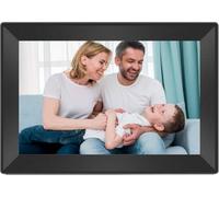 Hong Chi 10.1 Inch Smart Digital Photo Frame WiFi Digital Photo Frame 32GB Large Memory/360°Auto Rotation Wall Mount, Sending Photos/Videos Using the