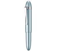 HONG DIAN M1 Fountain Pen Fine Nib, Ice Blue & Submarine Shape Aluminium Short Mini Pocket Travel Pen