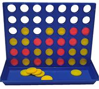 Hong Feng 4 in a Row Line Up Game in Travel Portable Size for Family Parent-Child Interaction Classic Strategy Board Game