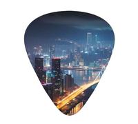 Hong Kong 12 Pcs Guitar Picks, 0.46mm/0.71mm/0.96mm Thickness, Guitar Plectrum With Storage Case For Acoustic-Electric Guitar Ukulele Bass