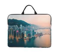Hong Kong 14 Inch Laptop Or Tablet Case,Durable and Water-Repellent Fabric, Lightweight, Business Casual