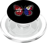 Hong Kong and Philippines Butterfly Half Hong Kong Filipina PopSockets PopGrip for MagSafe