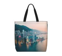 Hong Kong Basic Models Tote Bag With Zipper With Inner Pockets,Laptop Work Tote Bag For Sport,Travel