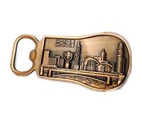 Hong Kong Bottle Opener Beer 3D Fridge Magnet Metal Strong Souvenir Tourist Gift Chinese Magnet Hand Made Craft Home and Kitchen Decoration Letter Refrigerator Magnetic Sticker (Hong Kong 6)