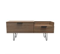 Hong Kong C TV Unit Oak 1 Shelf 2 Drawers 39cm