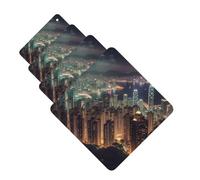 Hong Kong Car Air Freshener Cards for Women Men 4 Pack Cute Car Accessories Long Lasting Scent Car Diffuser Hanging Auto Aromatherapy Tablets Car Fresheners Gifts