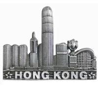 Hong Kong China Fridge Magnet Travel Souvenir Refrigerator Decorative Magnet Metal Craft Collection
