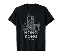 Hong Kong China Skyline Architecture City Travel Buildings T-Shirt