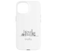 Hong Kong China Skyline Asia Travel Souvenirs Case for iPhone 15