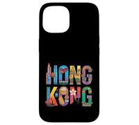 Hong Kong City Name Travel Souvenir Landmark Tourist Gift Case for iPhone 15