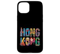 Hong Kong City Name Travel Souvenir Landmark Tourist Gift Case for iPhone 15 Plus