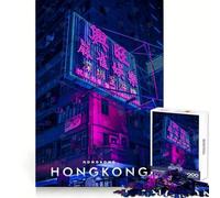 Hong Kong Cyberpunk 1000 Pieces Jigsaw Puzzles for Adults Mental Exercise Stress Relief Fun Snug Lock Memorable Gift size 38x52cm