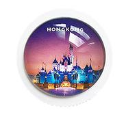 Hong Kong Disneyland China Fridge Magnet Souvenir Gift，Home & Kitchen Decoration Magnetic Sticker Changsha Hongkong Refrigerator Magnet Collection