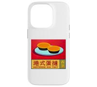 Hong Kong Egg Tart Custard Cantonese Macau Asia Souvenir Case for iPhone 14 Pro