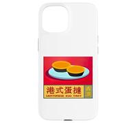 Hong Kong Egg Tart Custard Cantonese Macau Asia Souvenir Case for iPhone 15