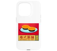 Hong Kong Egg Tart Custard Cantonese Macau Asia Souvenir Case for iPhone 15 Pro
