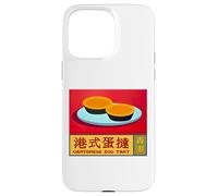 Hong Kong Egg Tart Custard Cantonese Macau Asia Souvenir Case for iPhone 15 Pro Max